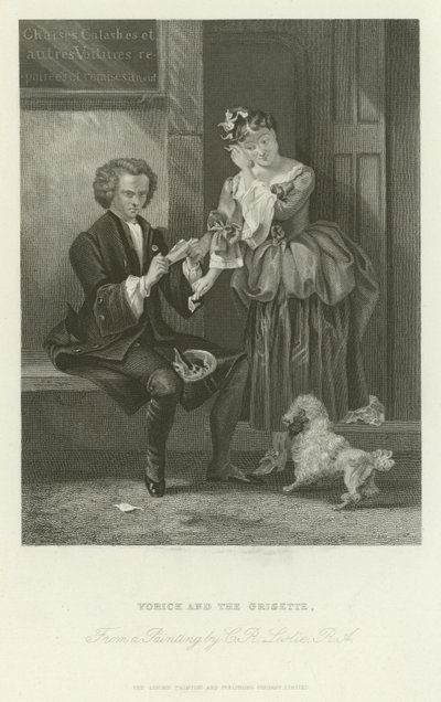 Yorick en de Grisette door Charles Robert Leslie